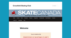 Desktop Screenshot of crossfieldskating.com