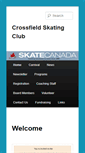 Mobile Screenshot of crossfieldskating.com